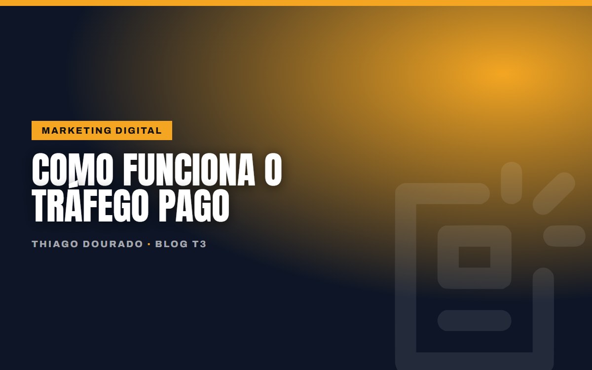 Como funciona o tráfego pago