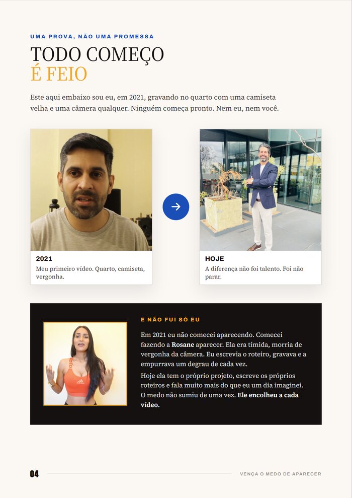 Antes e depois